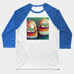 Kawaii Anime Sushi Baseball T-Shirt